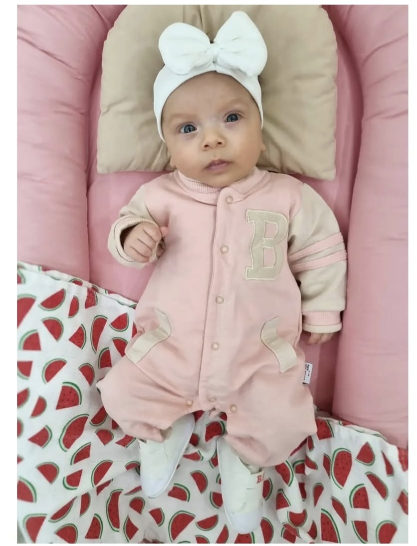 Roze kombinezon za bebe - koledžica