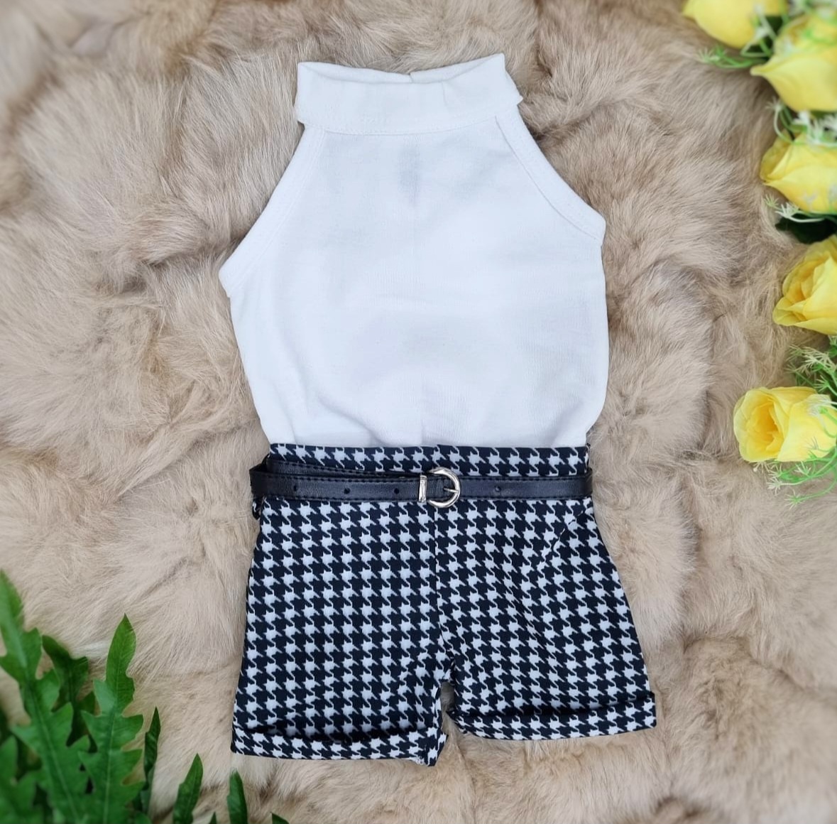 Trodelni letnji set za bebe devojčice 
